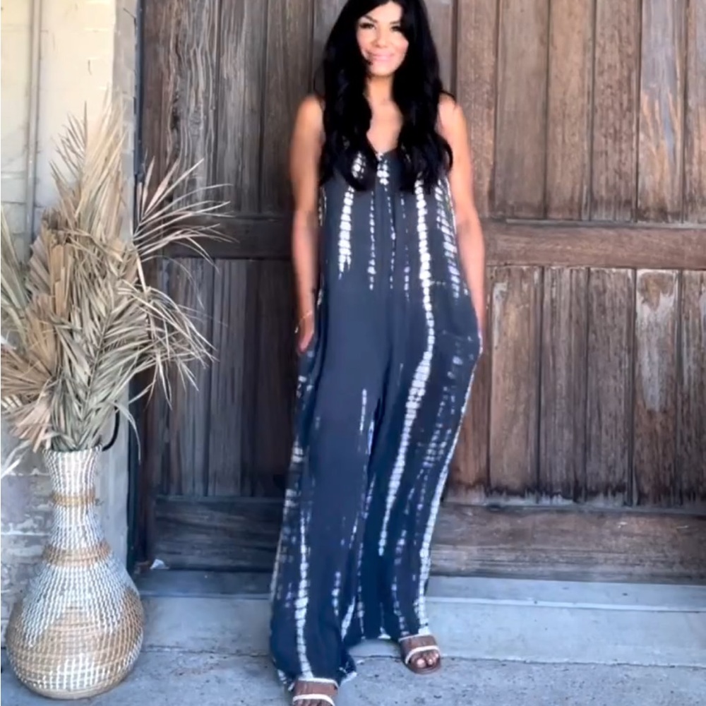 NWT Vici for Promesa tie dye Lounge Jumpsuit
